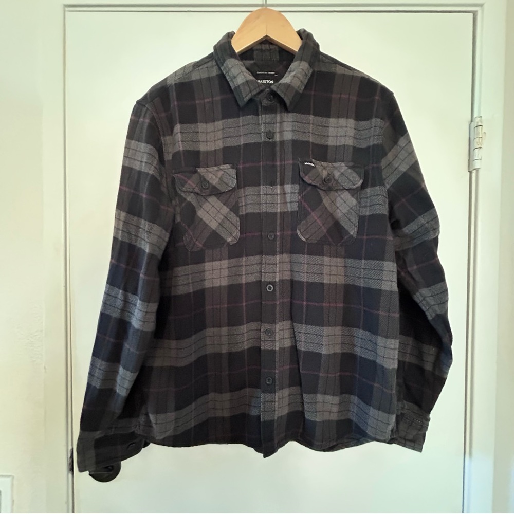 Men’s Brixton Bowery Flannel Size Large